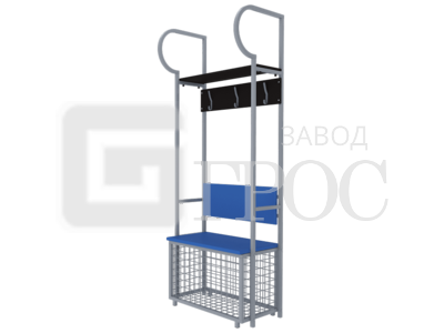 Шкаф для хоккеистов с мягким сидением - изображение для сайта об Оренбурге